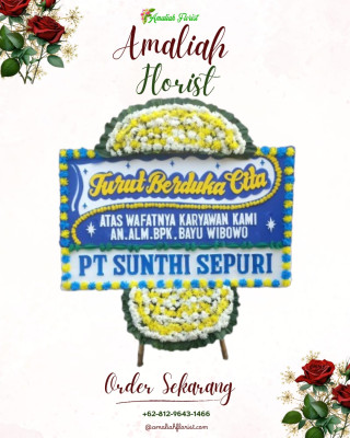 Papan Bunga Duka di Berohol