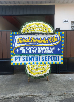 Papan Bunga Duka di Berohol