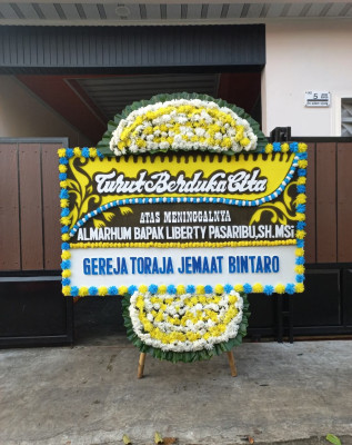 Papan Bunga Duka di Berohol